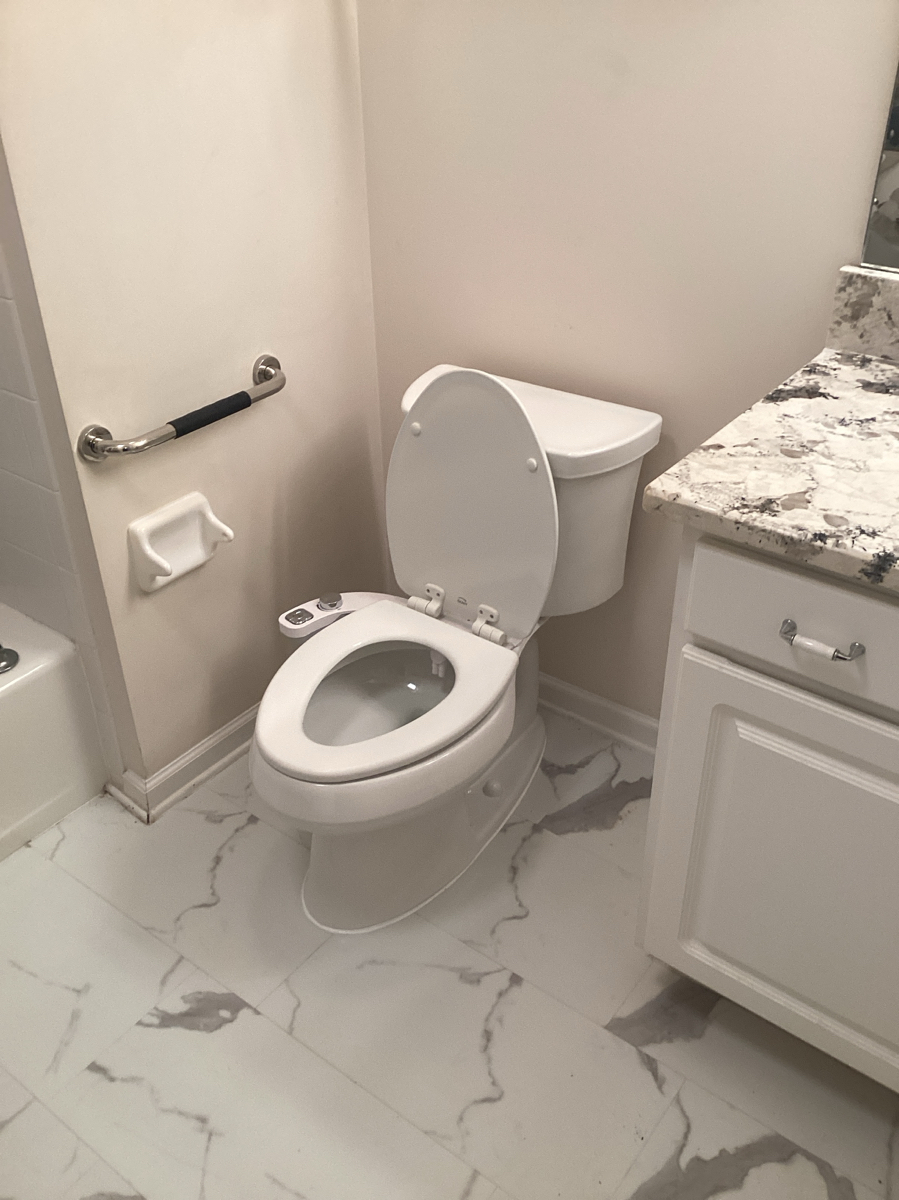 Guest Bathroom Toilet Replacement with Owner’s Bidet – Yulee, FL